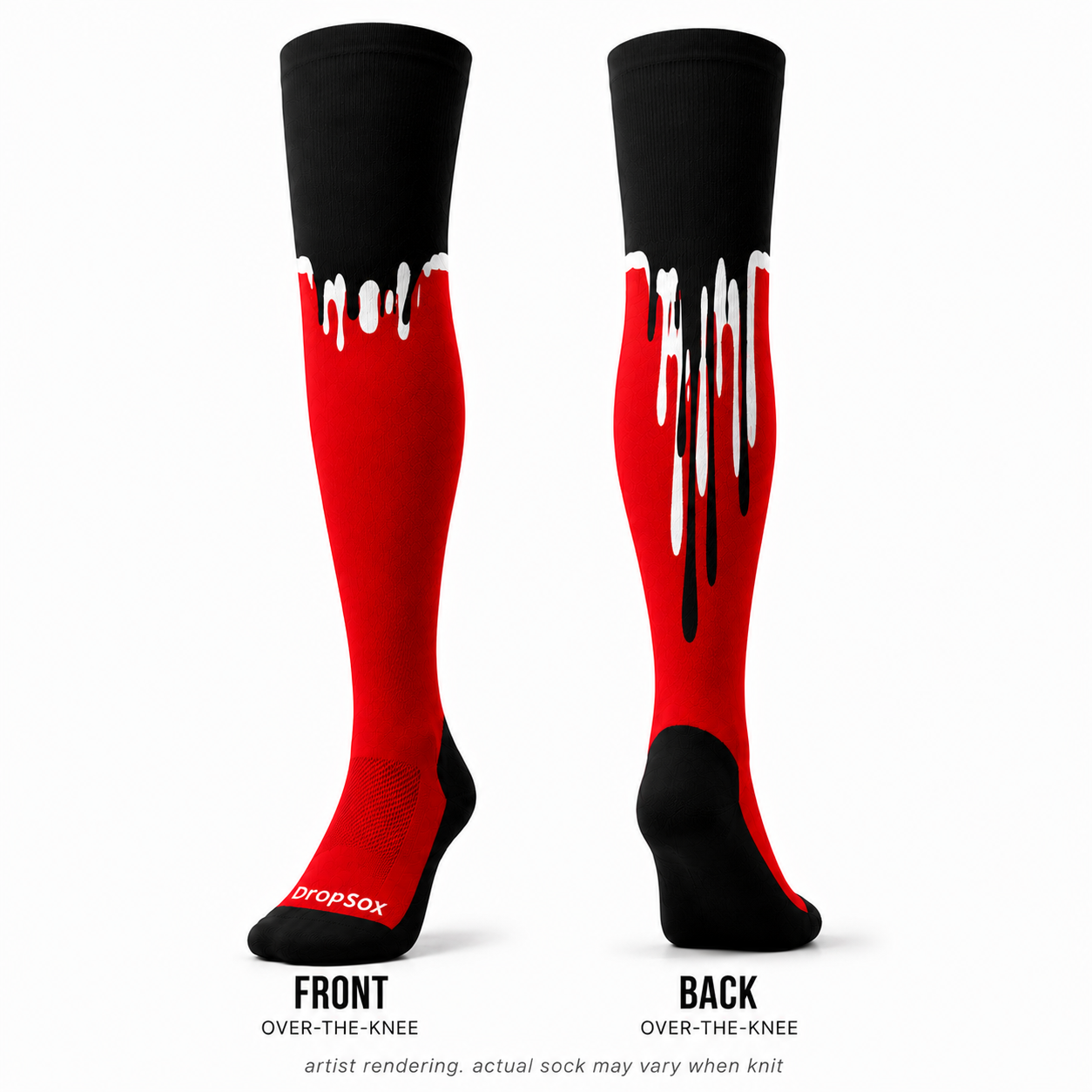 OG1 Knee High Red/Black/White