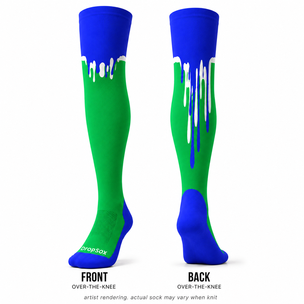 OG1 Knee High Green/Blue/White