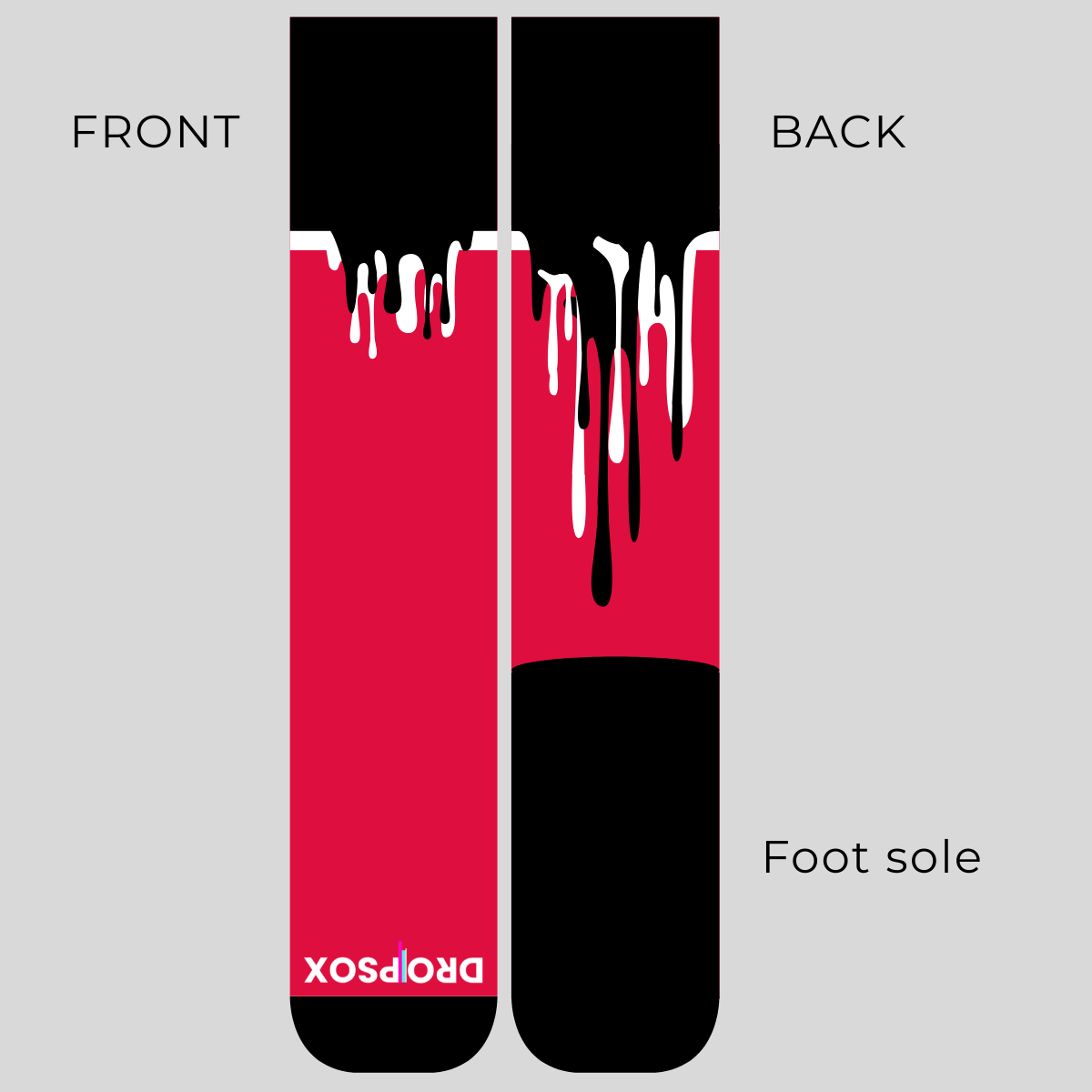 OG1 Knee-high Red/Black/White