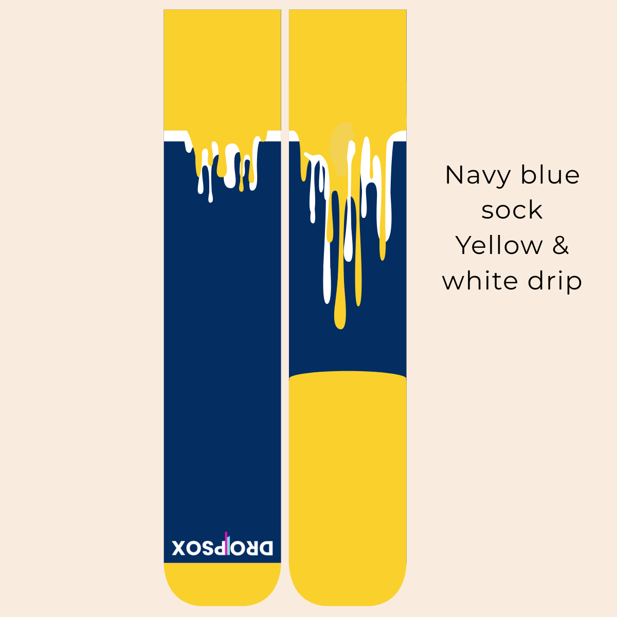 OG1 Knee-high Navy/Yellow/White
