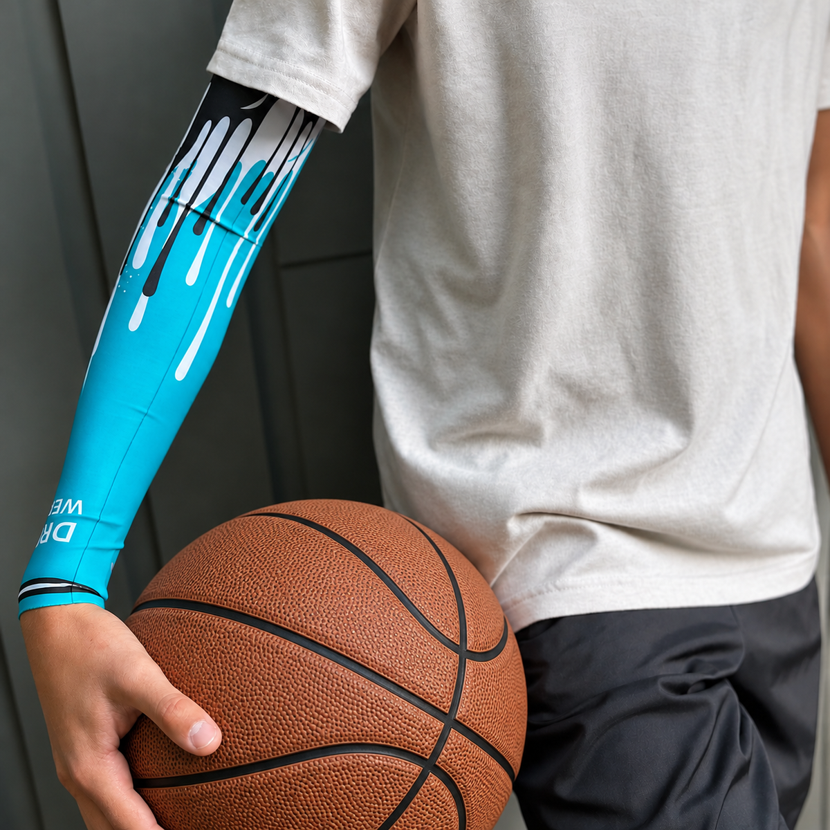 OG1 Teal Storm: seamless arm sleeve